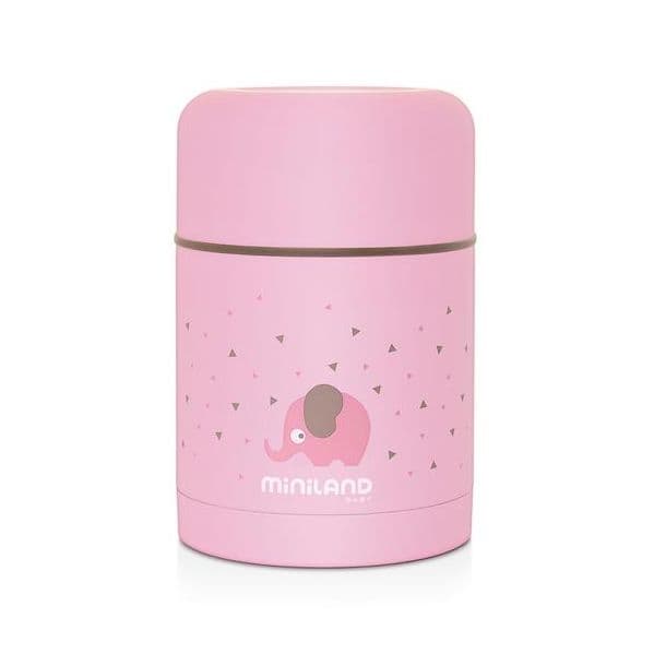 Miniland Termo Silky Food 600ml Pink - 89222-R