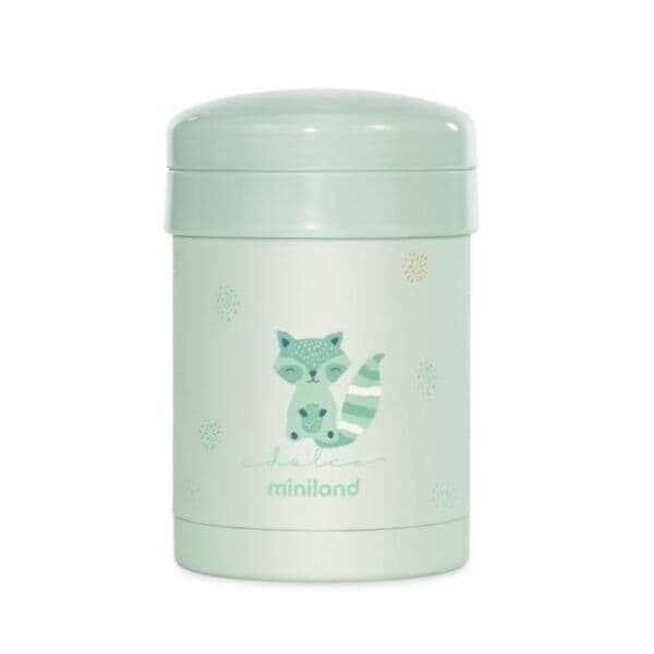 Miniland Termo De Sólidos 700ml Guaxinim Menta