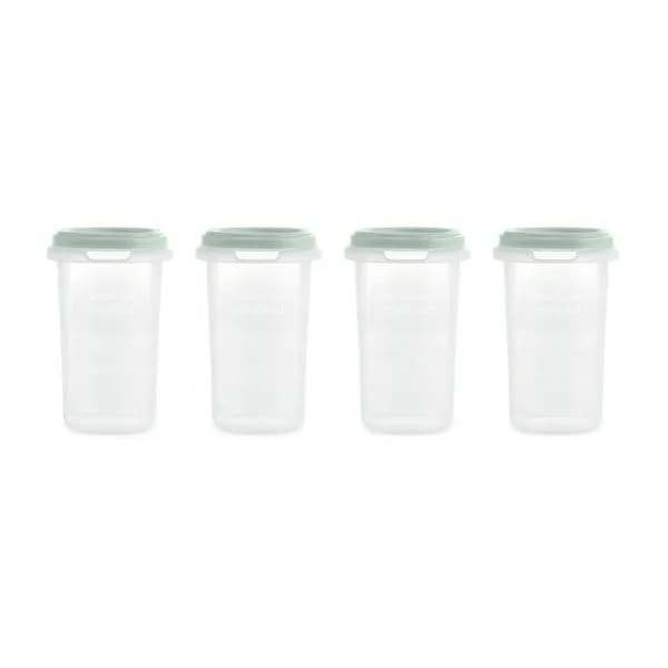 Miniland Recipiente de Conservação de Alimentos Hermisize Dolce Set 4 Mint 330ml