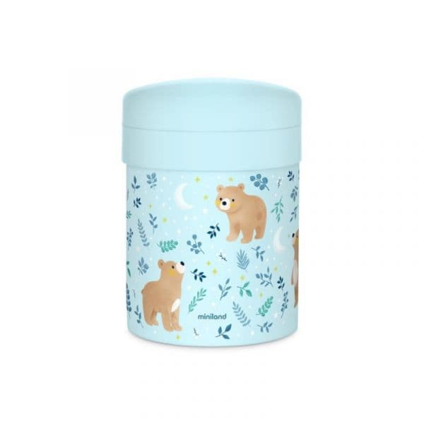 Miniland Conjunto Termos Sólidos Bear 700ml Azul-claro