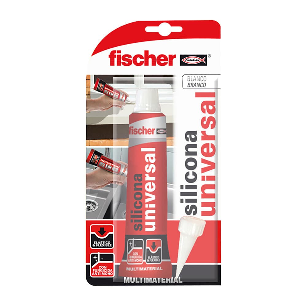 Fischer Blister Silicone Universal White 50ML - 840009079