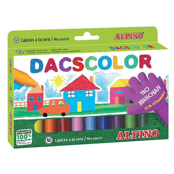 Dacs Caixa Lápis de Cera 12 un.