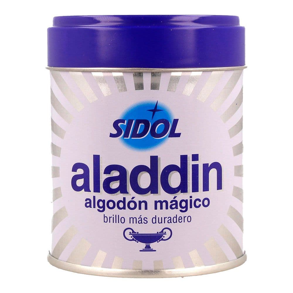 PRODUTO PARA LIMPEZA DE METAIS ALADDIN ALGODÃO MÁGICO 75G (EMBALA