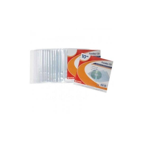 Grafoplás Capas CD Transparentes Pack 10
