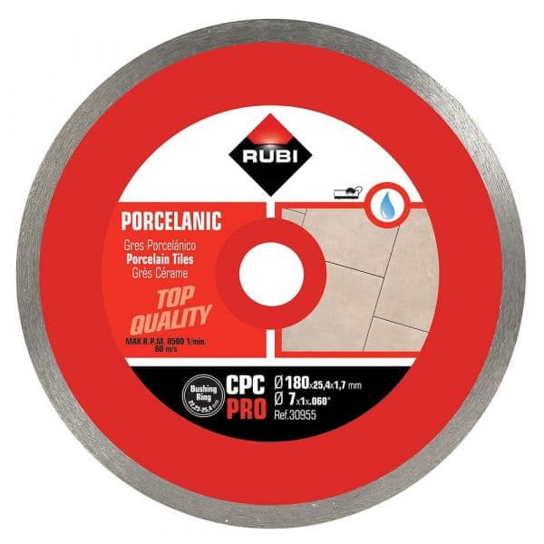 Rubi Disco Diamante Grés Porcelânico Contínuo CPC 180 PRO 30955