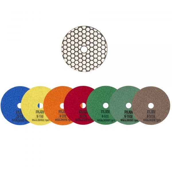 Rubi Disco Polimento Pedra 100MM - 62970