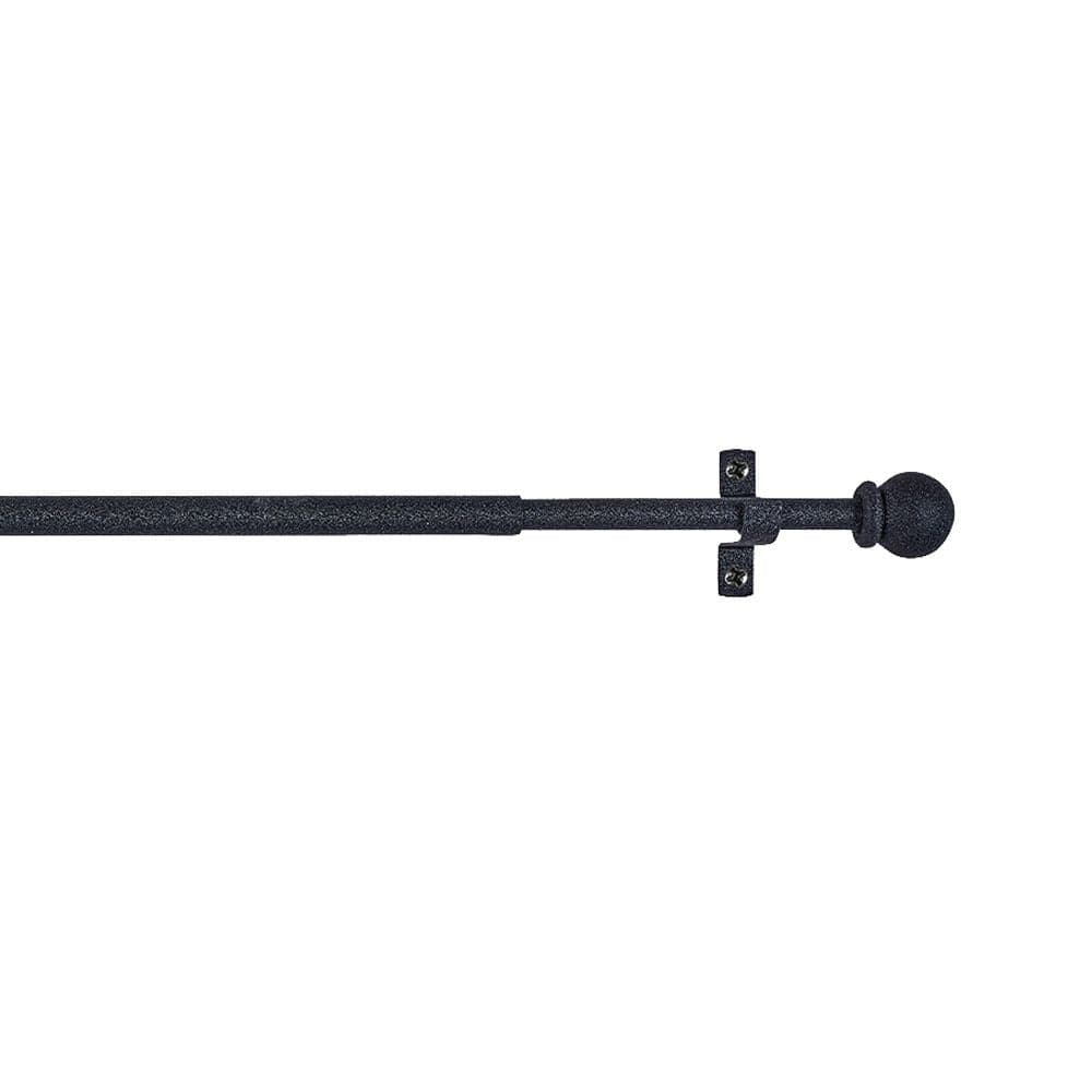 VARÃO PARA CORTINADO DECO ESFERA PRETO 50-75CM CINTACOR - STORPLA