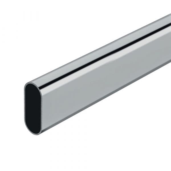 Stor Planet Varão Armário Oval Cromado 200cm - 68286