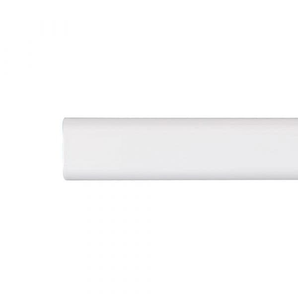 Cintacor Barra Ovalada Metal Branco 100 cm