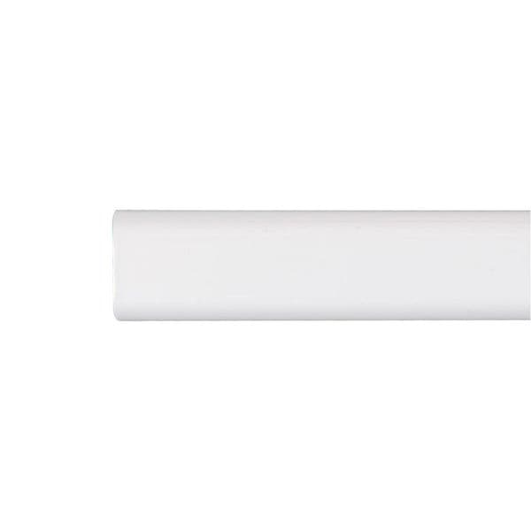 Varão Armário Ovalado Metal Branco 150cm Cintacor