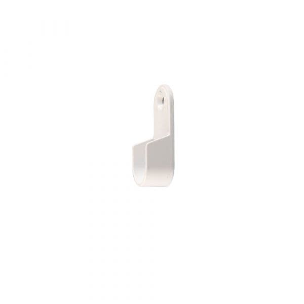 Stor Planet Suporte Varão Armário Ovalado Branco 15 x 25 mm