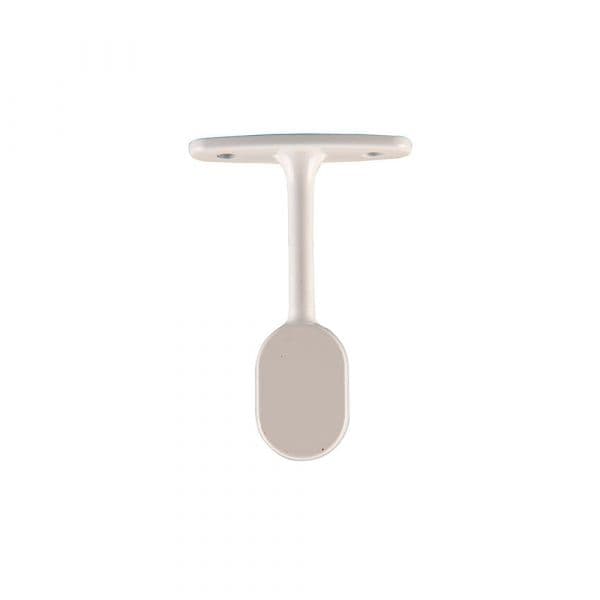 Cintacor Suporte Terminal Ovalado Branco 15x25mm