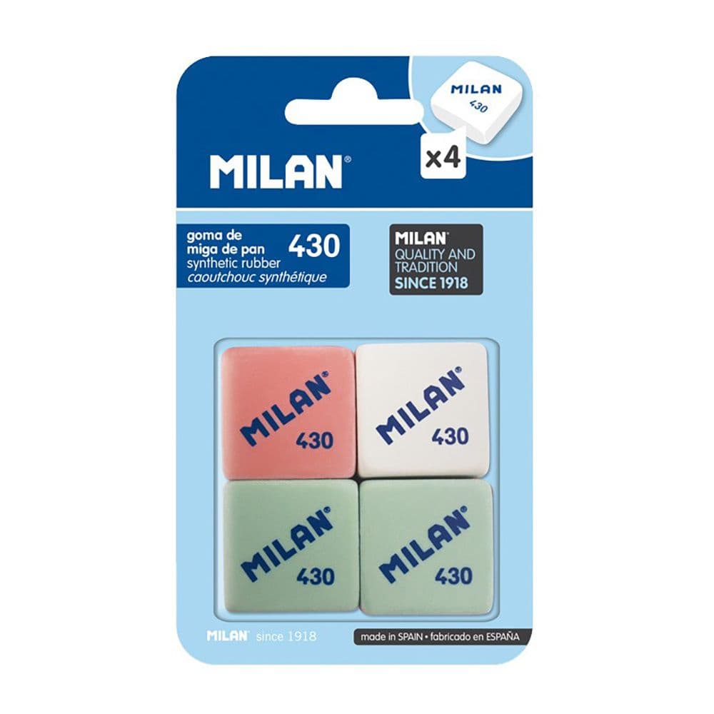Milan Blister de 4 Borrachas 430 - A3510936