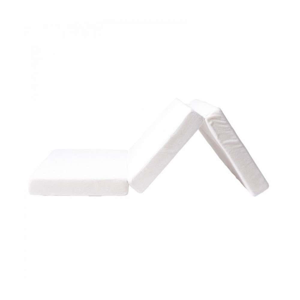 Colchão Dobrável Olmitos para Cama de Viagem 60x120cm Branco