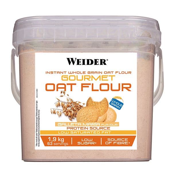 Weider Farinha de Aveia Sabor Biscoito Maria 1,9 kg