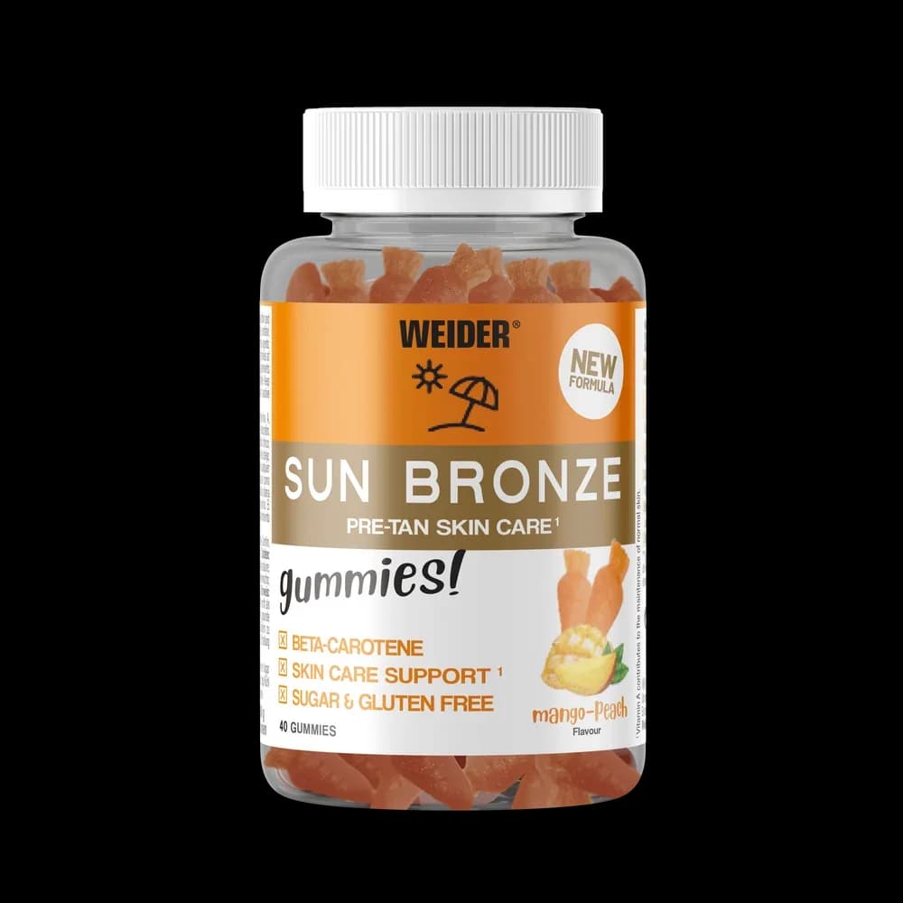Weider Sun Bronze Gummies! 40 Unds Pêssego