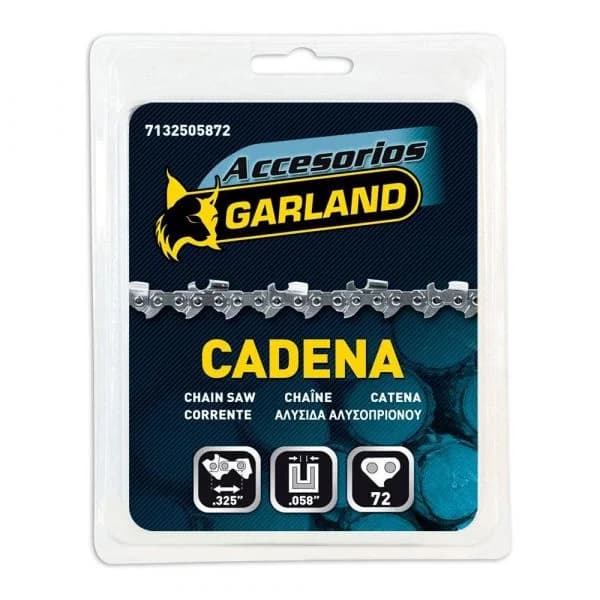 Garland Corrente de Motosserra 3/8" 0.058" 72 Elos 50 cm