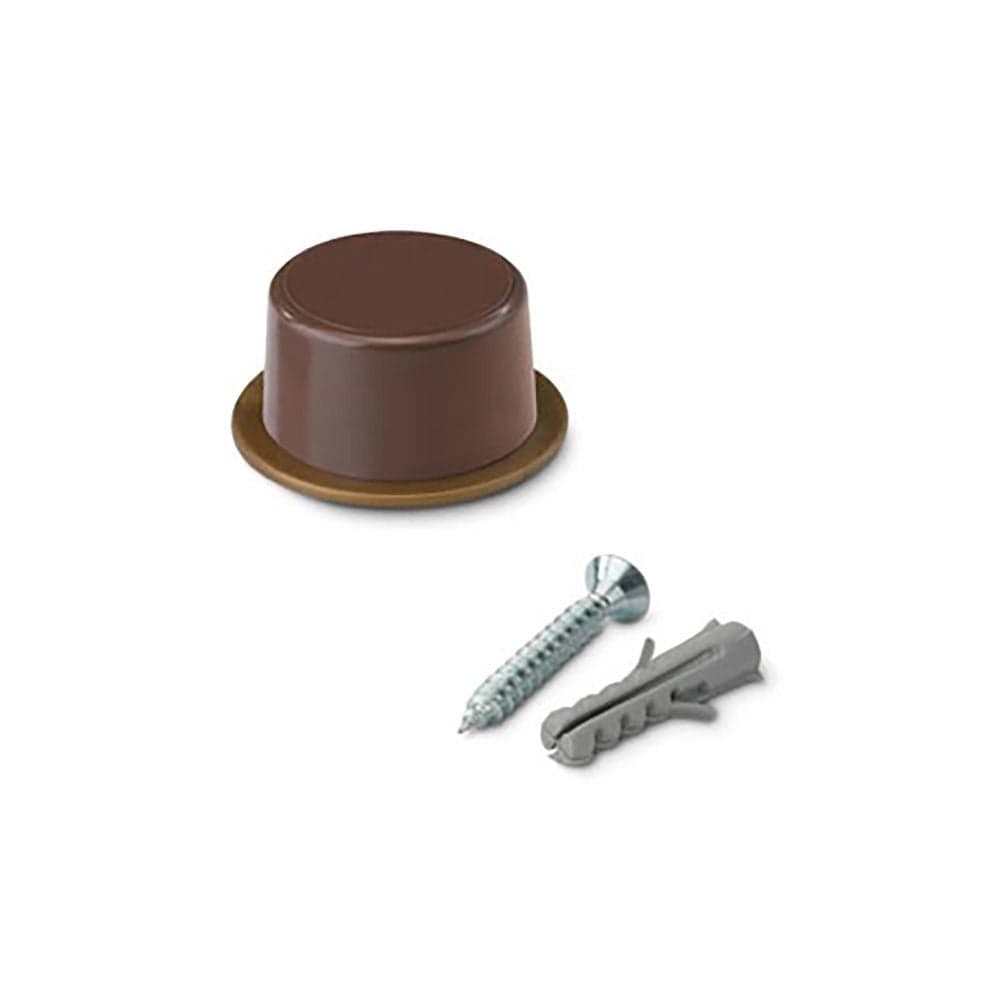 BATENTE PARA PORTA COM PARAFUSO CASTANHO (BLISTER 2 UNID.) INOFIX