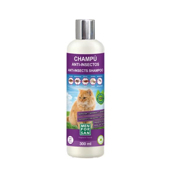 Menforsan Shampoo Anti-insetos Gatos 300ml