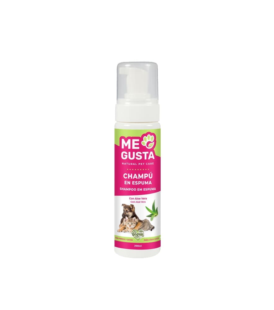 Me Gusta Champô BIO Espuma Aloé Vera Cão e Gato 200ml