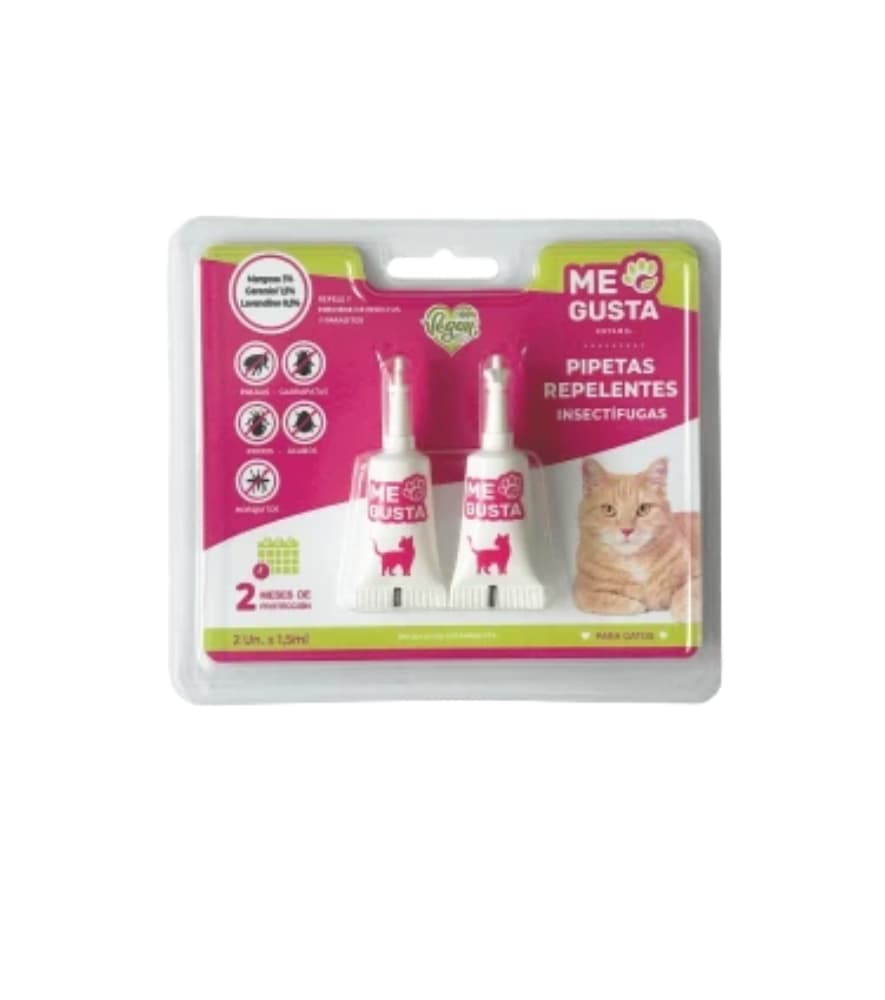Me Gusta Pipeta Repelente para Gato 2un x 1,5ml