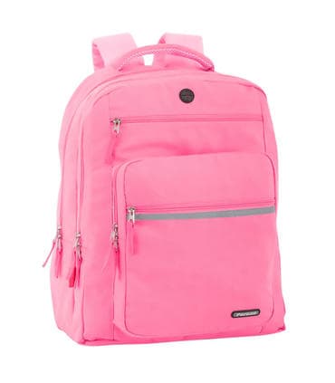 Perona Mochila Doble Ordenador Friday Coral 44cm Adaptável
