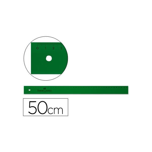 Faber Régua Plástico 50cm 1 Un.