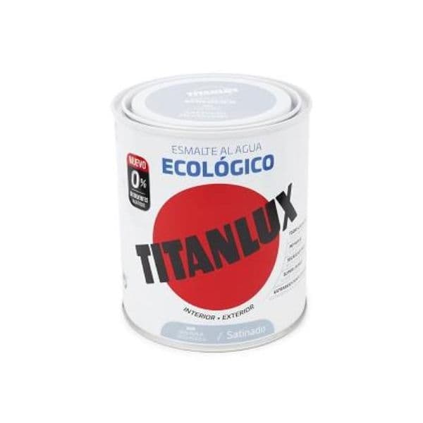 Titan Titanlux Esmalte Eco Satinado Gris Perla 750ML