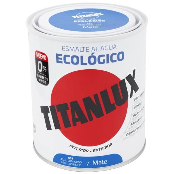 Titanlux Esmalte Interior Mate 0.75l Azul Luminoso