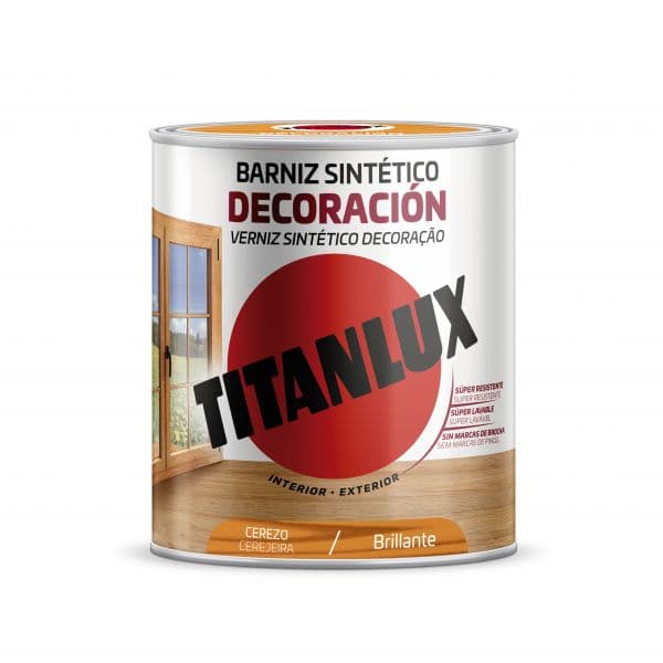 Titan Verniz Sintetico Decoraçao Brilhante Cerejeira 750ml