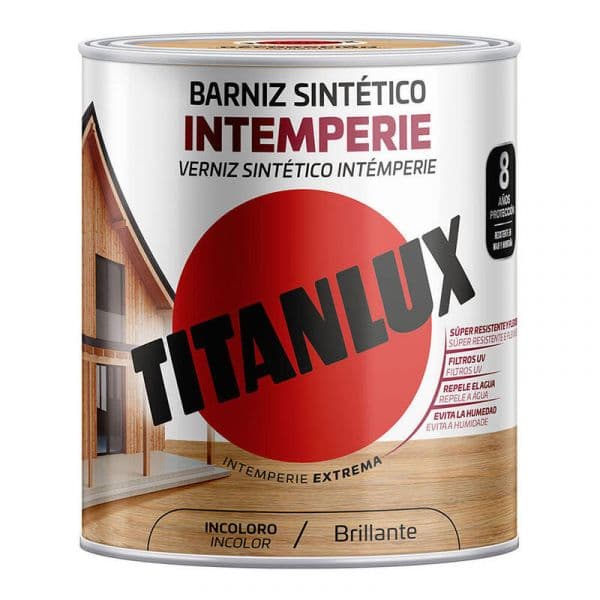 Titan Verniz Sintético Brilhante Incolor Intempérie 4L