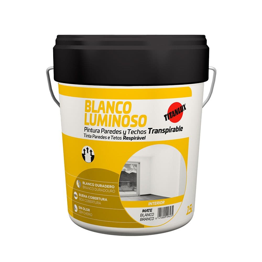 Titan Pintura Interior Branco Luminoso Mate 4L