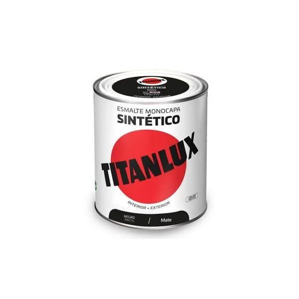 Titanlux Esmalte Sintético 5809006 Preto 750 ml - S7920420
