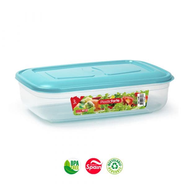 PlasticForte Caixa Hermética Classic Nº7 Plástico Sortido 3000ml