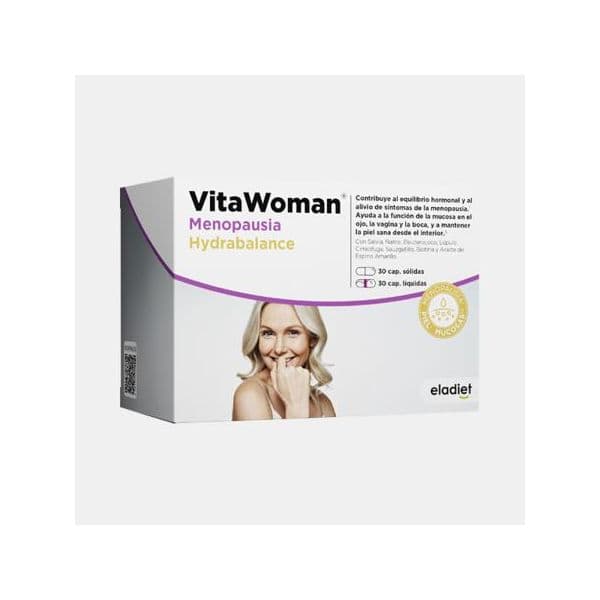 Eladiet Vitawoman Hydrabalance 30 Cápsulas Sólidas + 30 Cápsulas Líquidas