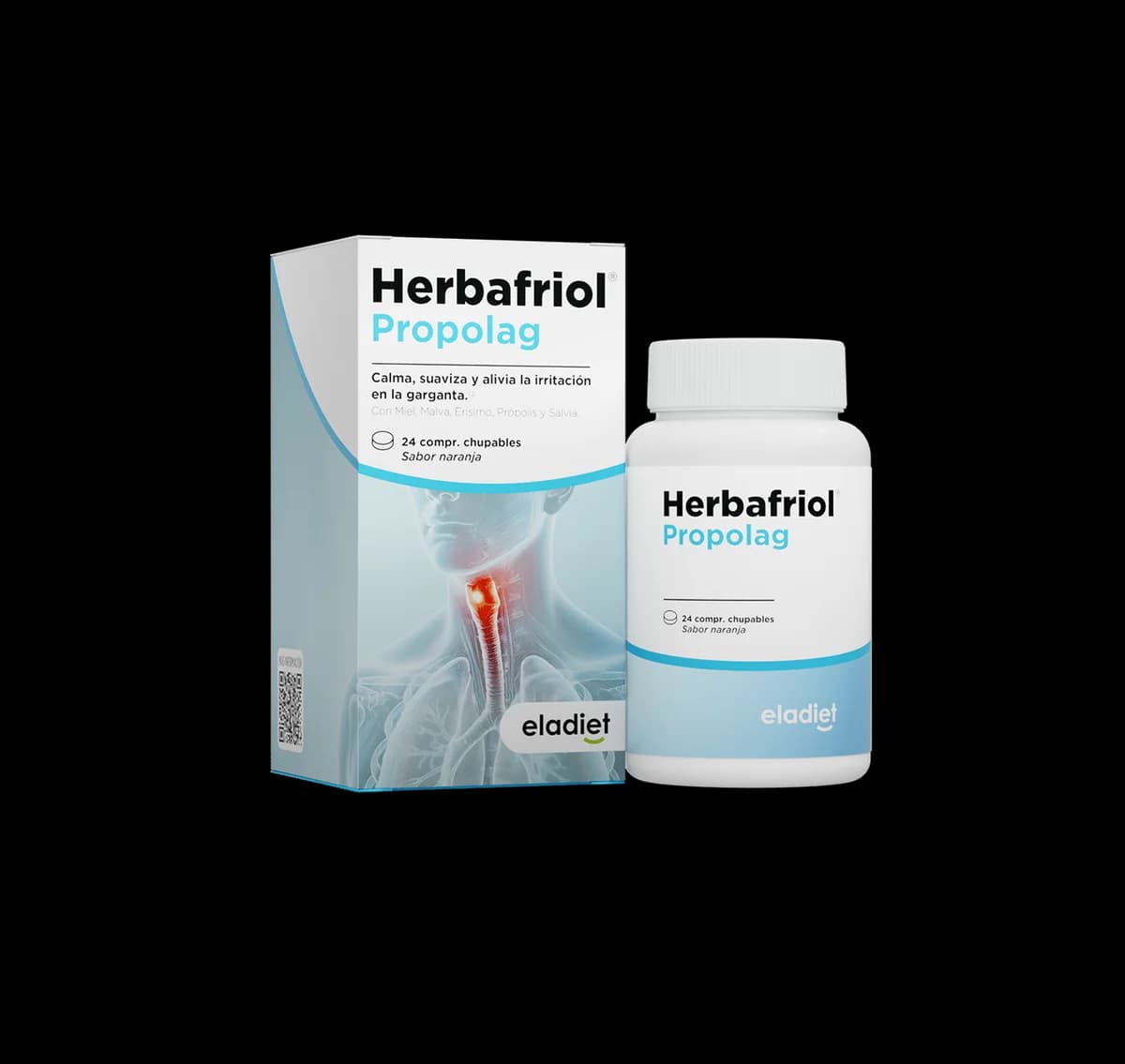 Eladiet Herbafriol Propolag 24 Comprimidos Mastigáveis