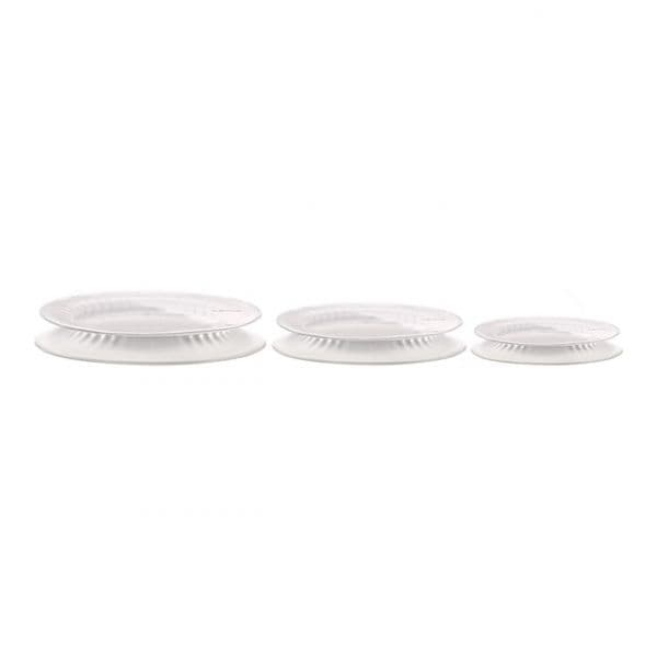 Lekue Conjunto de 3 Tampas Reutilizáveis Transparente - LK3401400SURU017