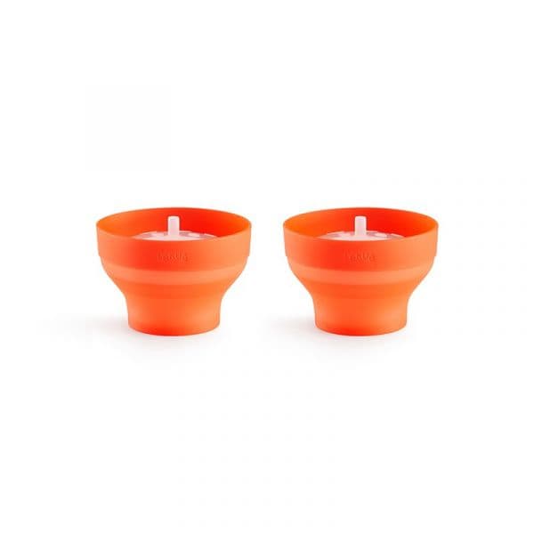 Lékué 2x Mini Pipocas No Microondas Red