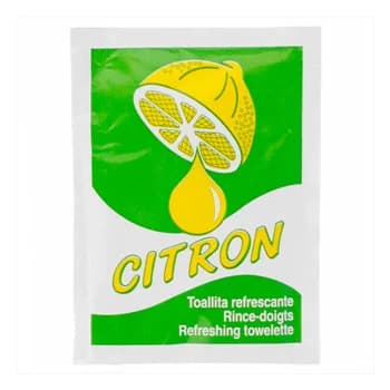 Toalhitas Refrescantes Limao 6x8cm Cx 500un