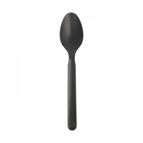 Paper Colheres Sopa C-PLA Preto 50un