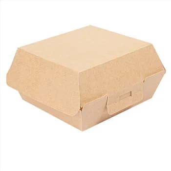 Caixa Hamburguer THEPACK Natural 6,2x12,5x13cm 50un