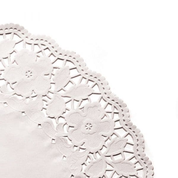 Naperons Redondos 34cm Branco