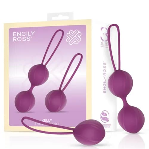 Engily Ross Kelly Bolas Kegel Silicona Púpura - Er69004