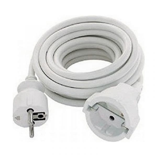 Silver Electronics Cabo Alongador Schuko Branco Medida: 2 M - S0424901