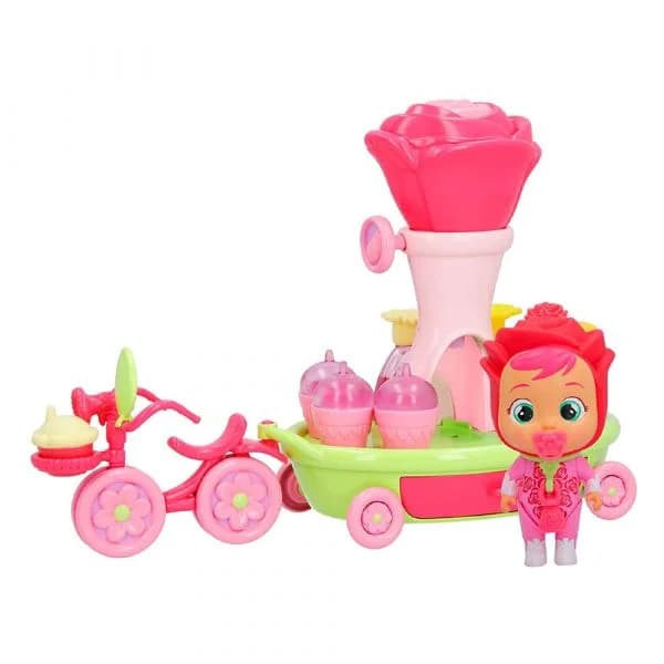 Cry Babies Lágrimas Mágicas Carrinho Bicicleta da Rose