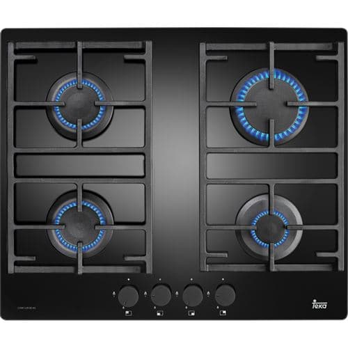 Placa a Gás Teka CGW LUX 60 4G AI AL | 61 cm | 4 Zonas | Preto