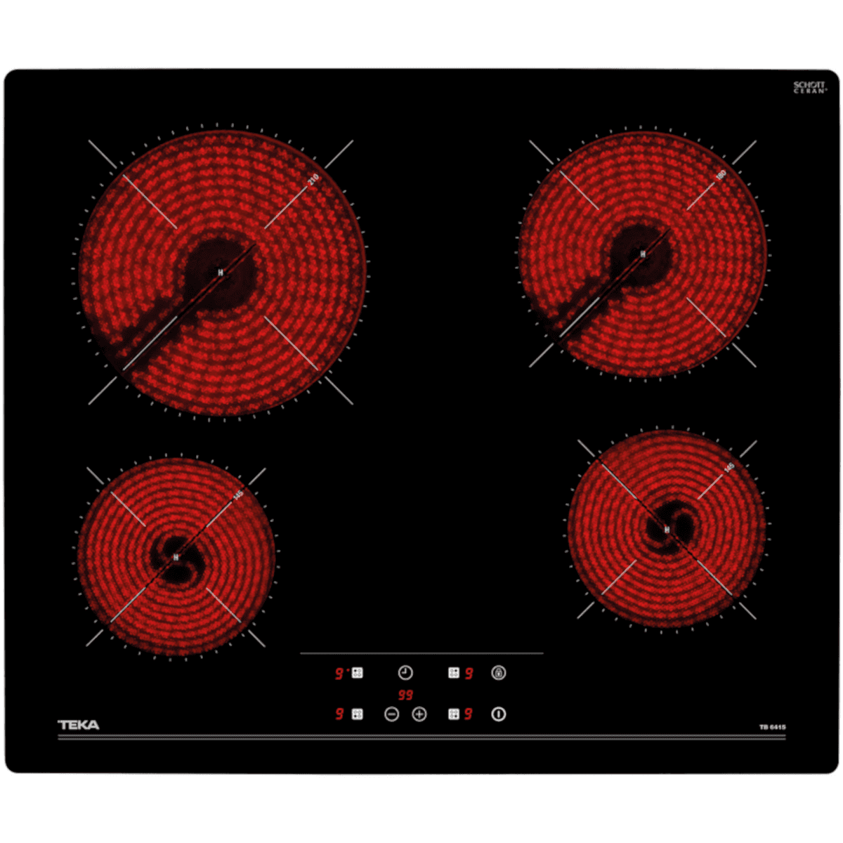 Placa Vitrocerâmica Teka TB6415 60cm