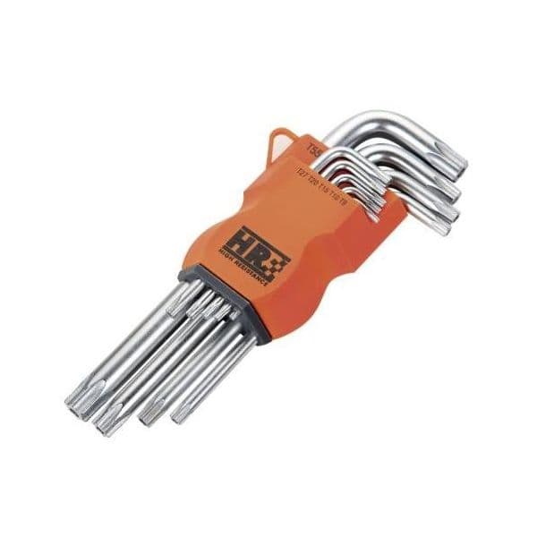Alyco Ajuste 9 Chaves Allen Torx Invio Longas. Niq. T9 a T55 - 200100615