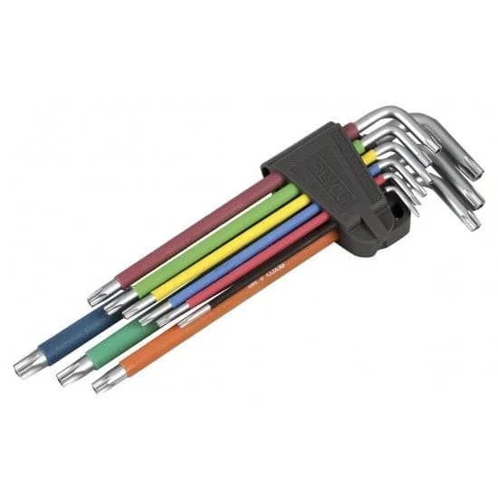 JOGO CHAVES TORX MULTICOLOUR REF 193148 ALYCO - 193148 - Ferramentaspro.pt
