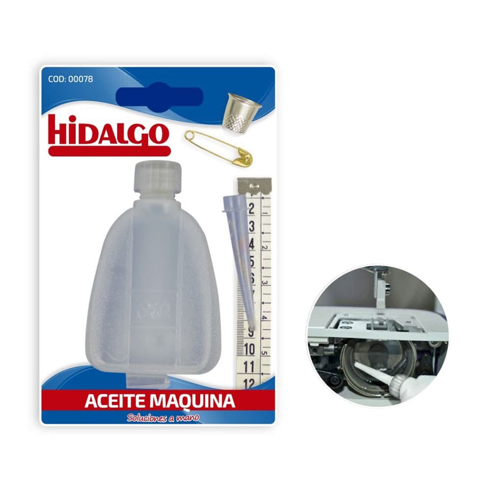 Blíster óleo para máquina de coser hidalgo